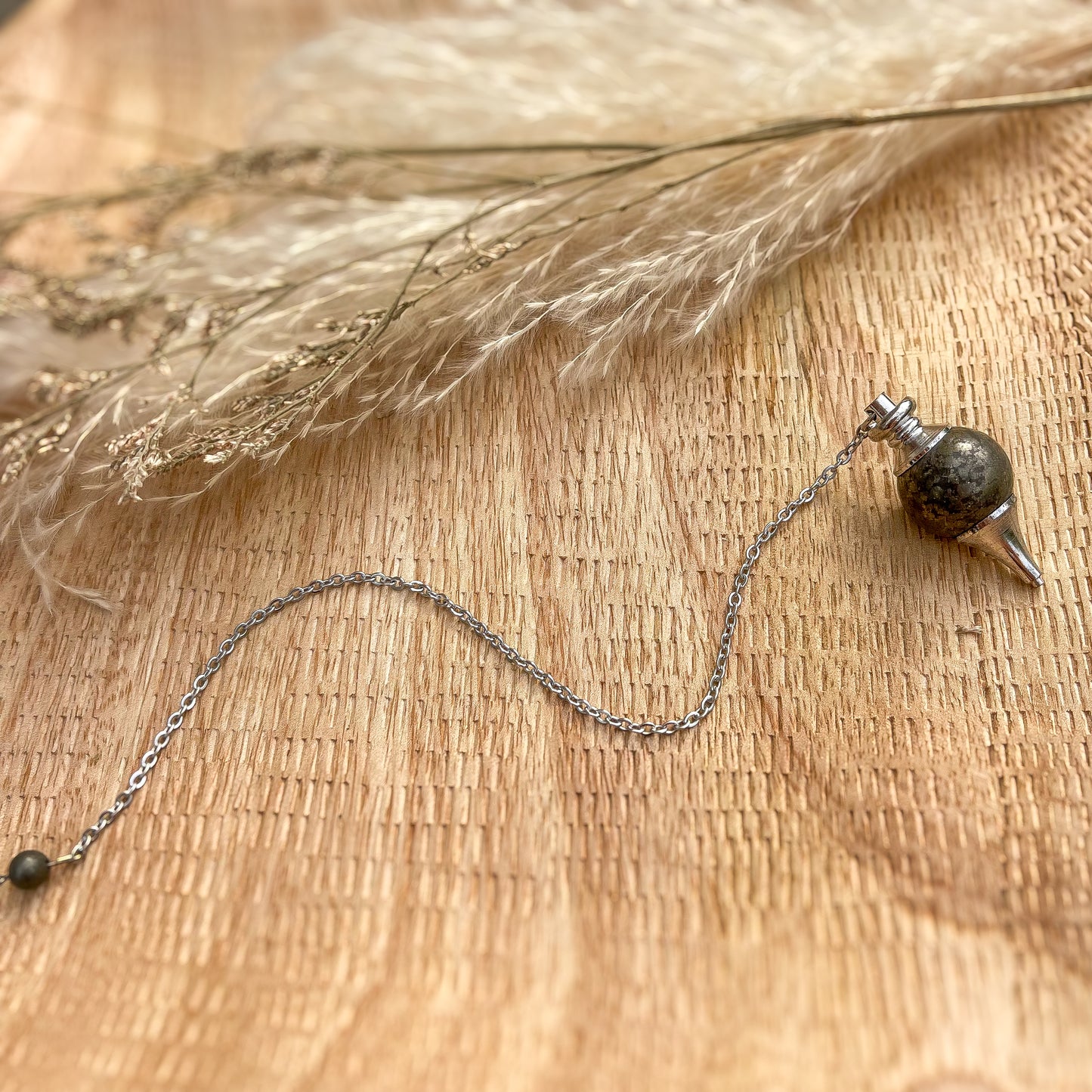 Pendule sphère Pyrite