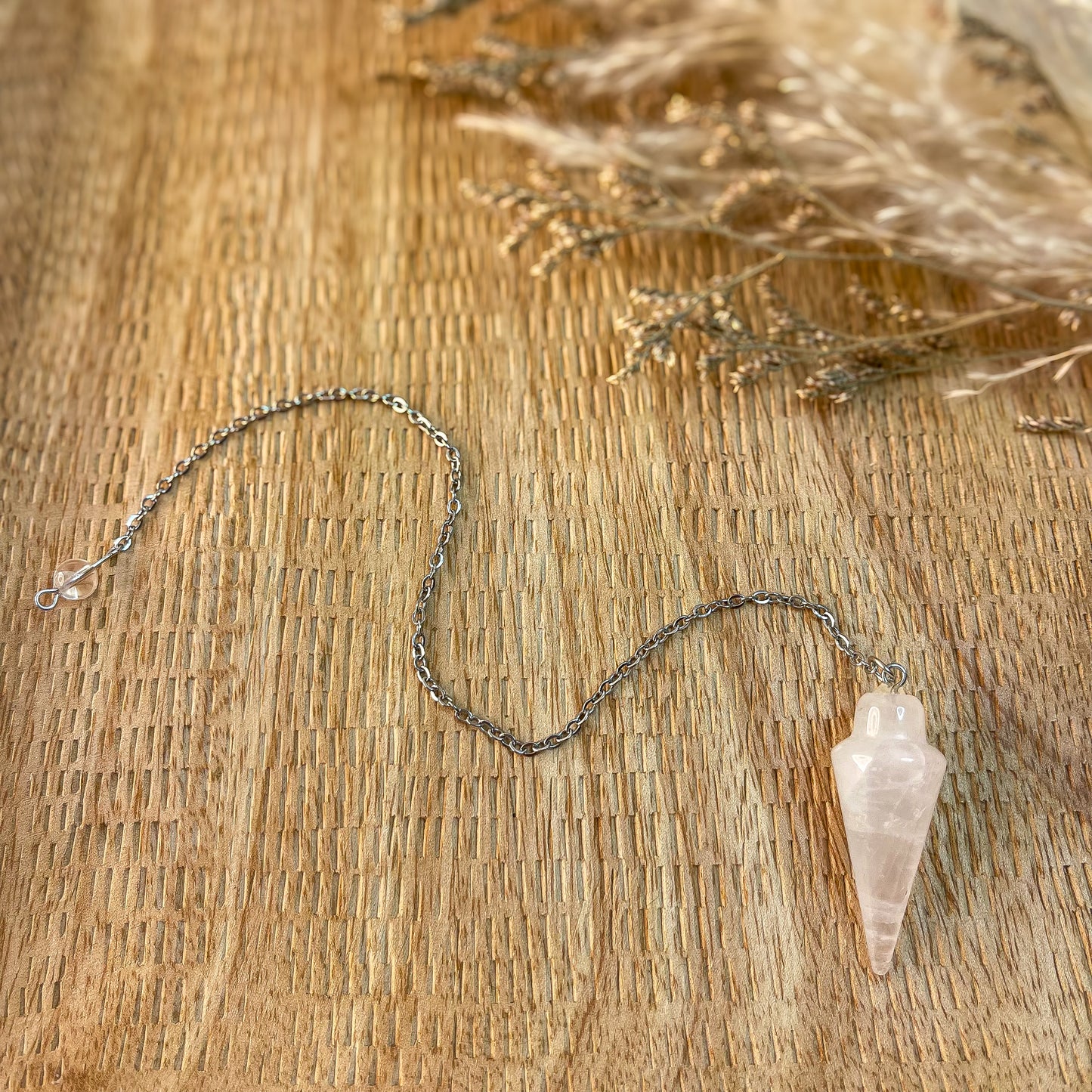 Pendule goutte Cristal de roche