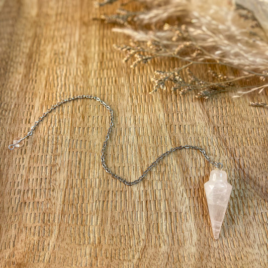 Pendule goutte Cristal de roche