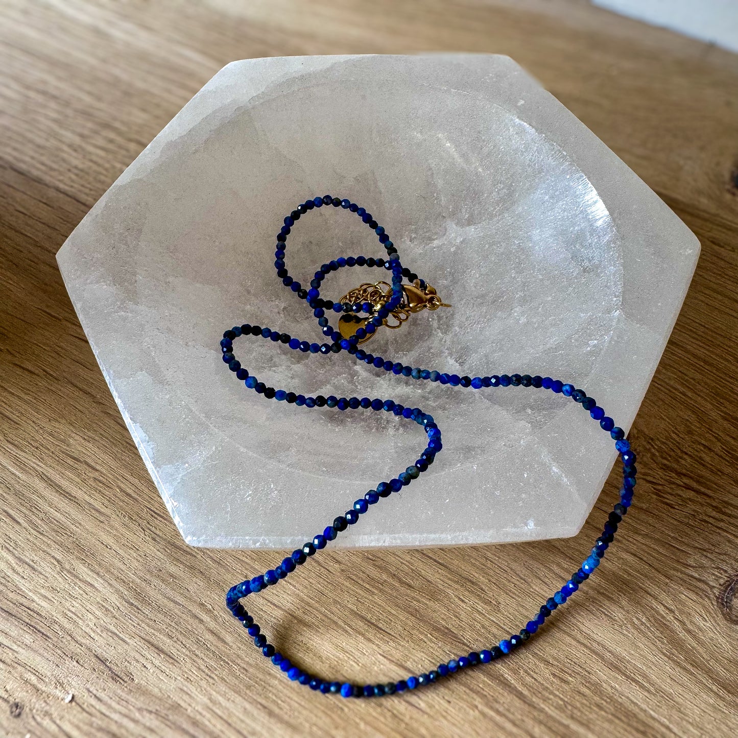 Collier pierres fines: Lapis lazuli