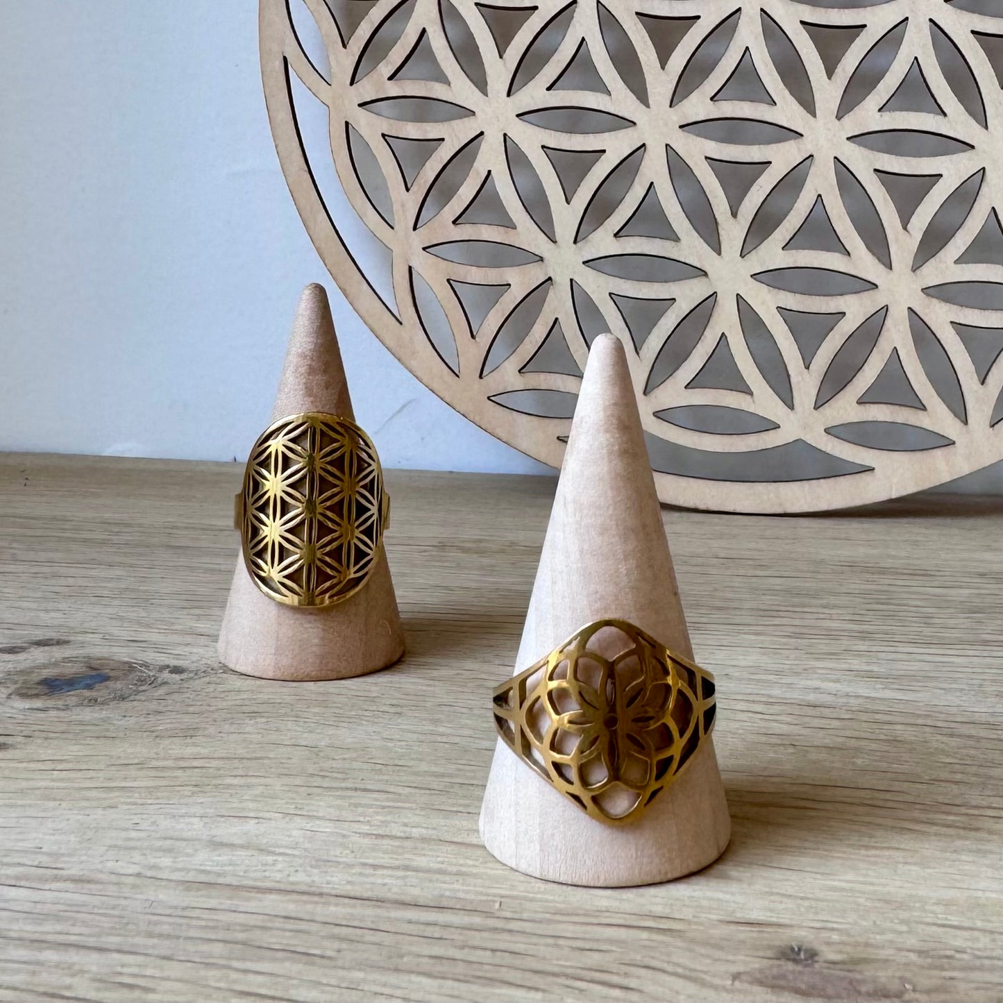 Bague fleur de vie/ Lotus