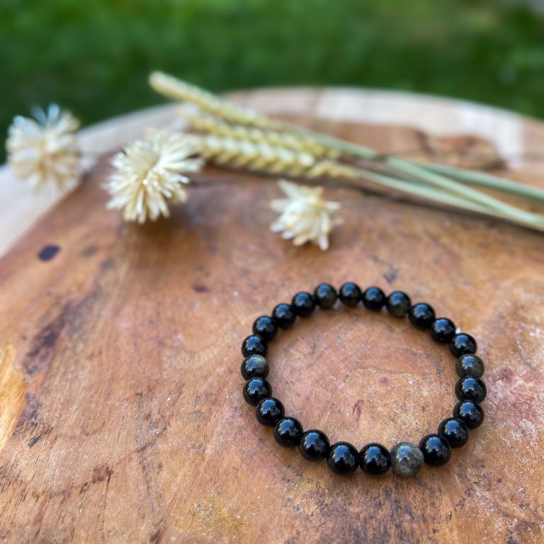 Obsidienne dorée - Ancrage / Détermination