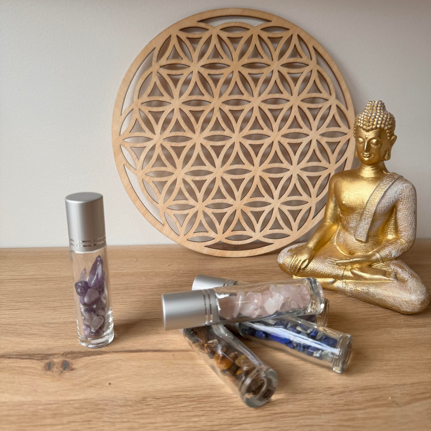 Roll-on avec pierres naturelles