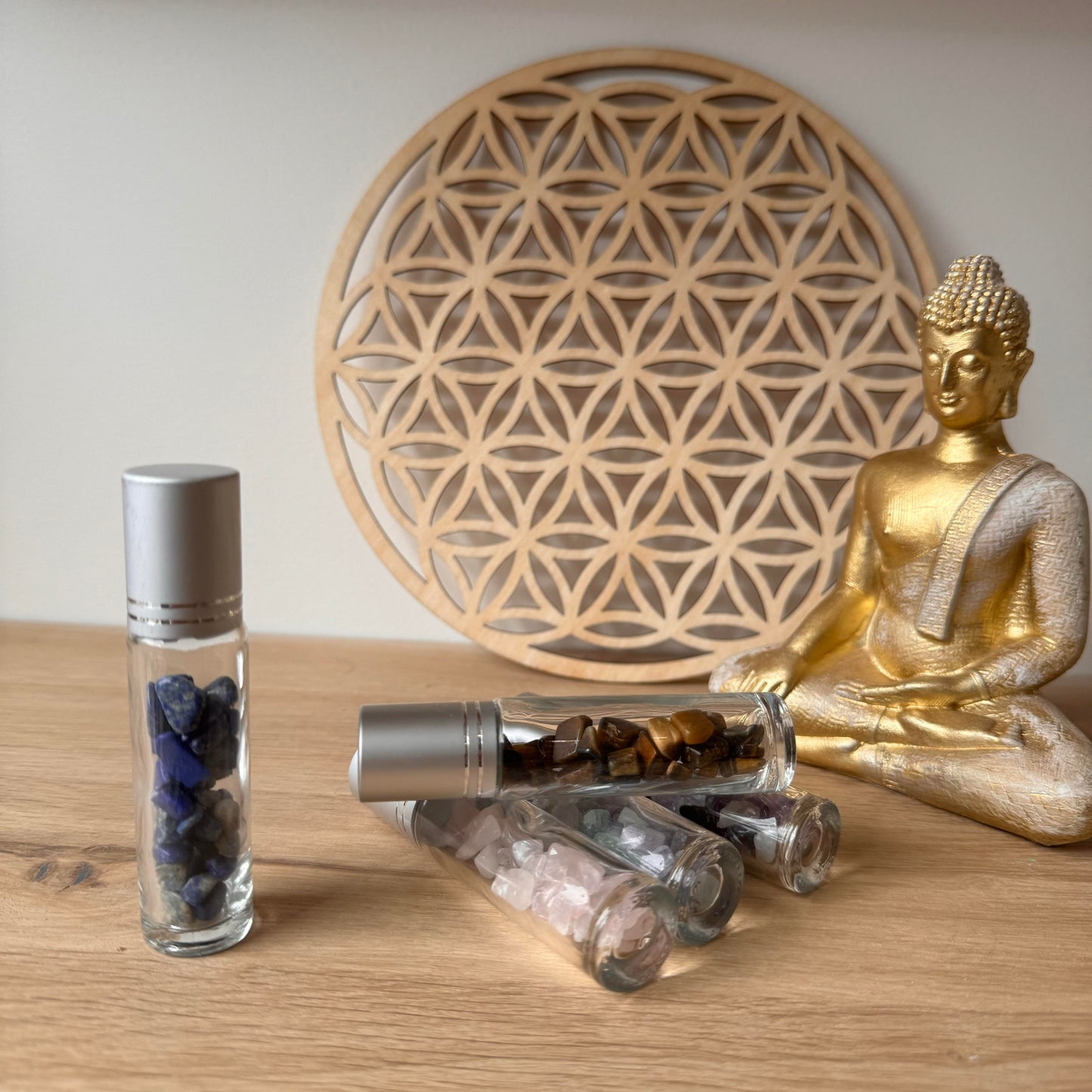 Roll-on avec pierres naturelles