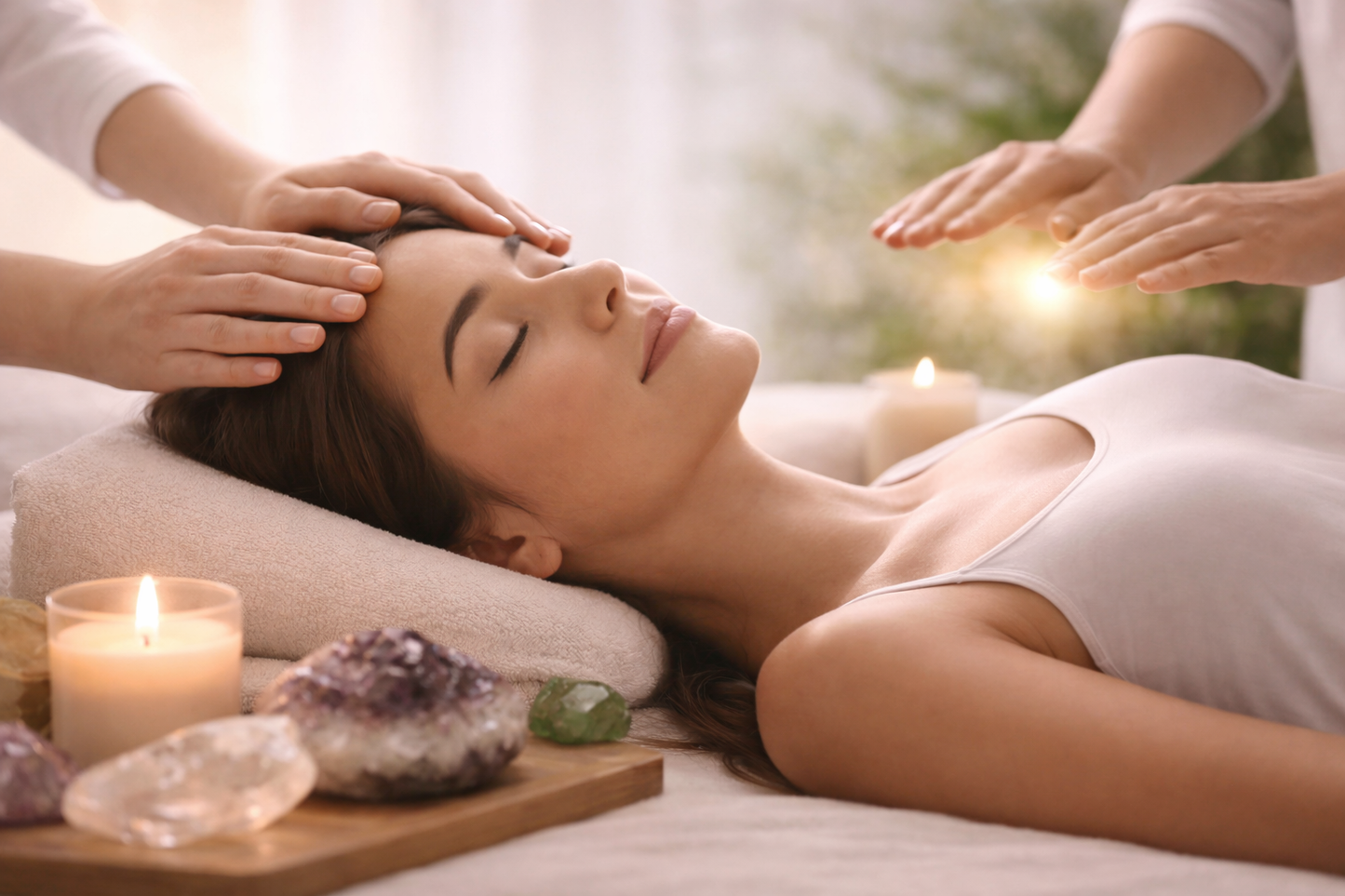Soin Hybride Reiki & Hypnose – 4 mains