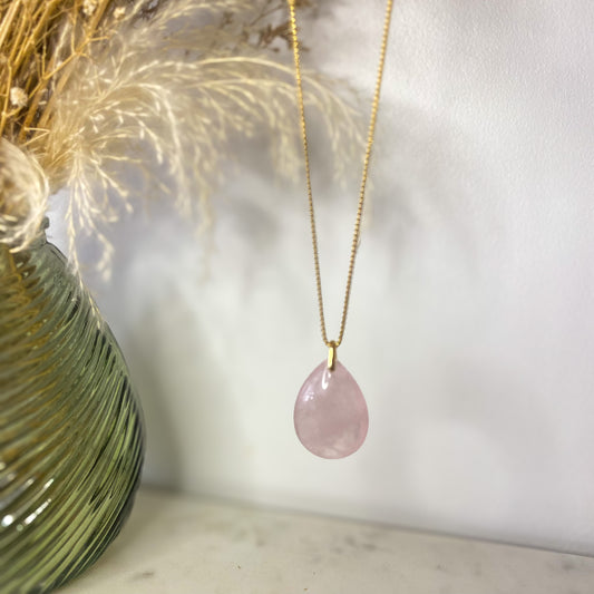 Quartz rose Goutte